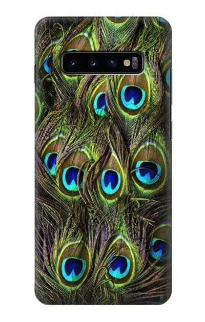S1965 Peacock Feather Case Cover Custodia per Samsung Galaxy S10 Plus