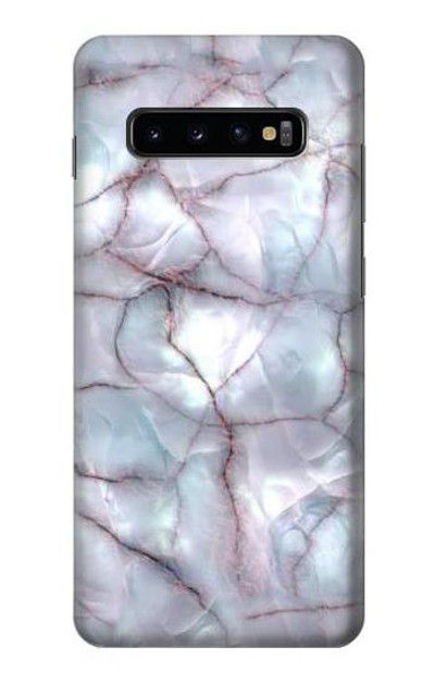 S2316 Dark Blue Marble Texture Graphic Print Case Cover Custodia per Samsung Galaxy S10 Plus