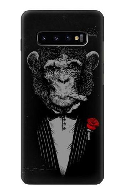 S3167 Funny Monkey God Father Case Cover Custodia per Samsung Galaxy S10 Plus