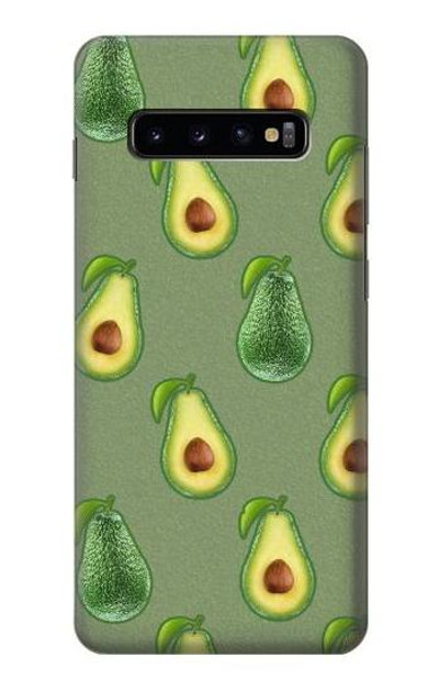 S3285 Avocado Fruit Pattern Case Cover Custodia per Samsung Galaxy S10 Plus