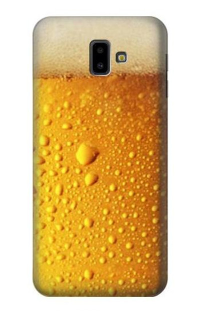 S0328 Beer Glass Case Cover Custodia per Samsung Galaxy J6+ (2018), J6 Plus (2018)