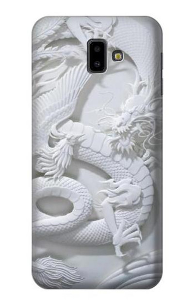 S0386 Dragon Carving Case Cover Custodia per Samsung Galaxy J6+ (2018), J6 Plus (2018)