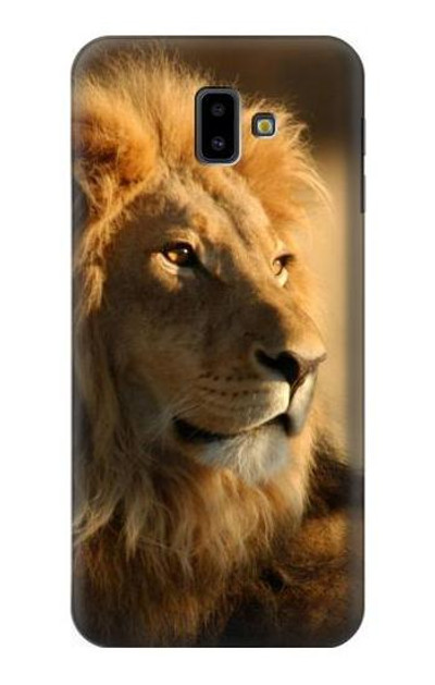 S1046 Lion King of Forest Case Cover Custodia per Samsung Galaxy J6+ (2018), J6 Plus (2018)