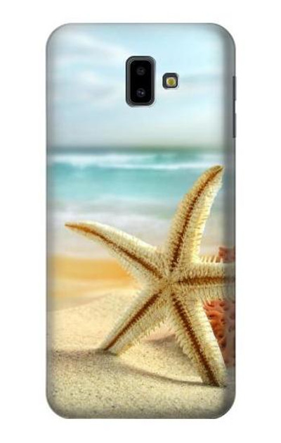 S1117 Starfish on the Beach Case Cover Custodia per Samsung Galaxy J6+ (2018), J6 Plus (2018)