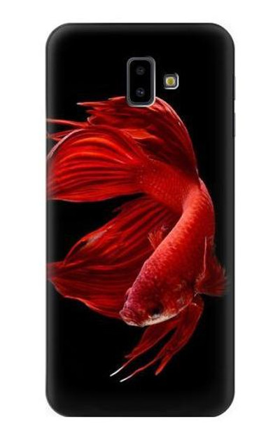 S2092 Red Siamese Fighting Fish Case Cover Custodia per Samsung Galaxy J6+ (2018), J6 Plus (2018)