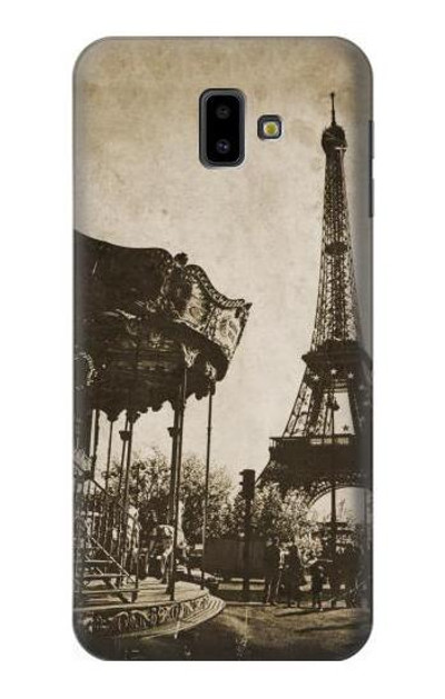 S2174 Eiffel Tower Vintage Paris Case Cover Custodia per Samsung Galaxy J6+ (2018), J6 Plus (2018)