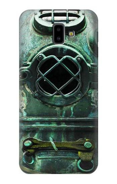 S2632 Antique Vintage Deep Sea Diver Helmet Case Cover Custodia per Samsung Galaxy J6+ (2018), J6 Plus (2018)