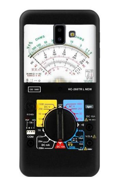 S2660 Analog Multimeter Graphic Printed Case Cover Custodia per Samsung Galaxy J6+ (2018), J6 Plus (2018)