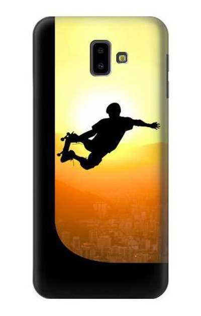 S2676 Extreme Skateboard Sunset Case Cover Custodia per Samsung Galaxy J6+ (2018), J6 Plus (2018)