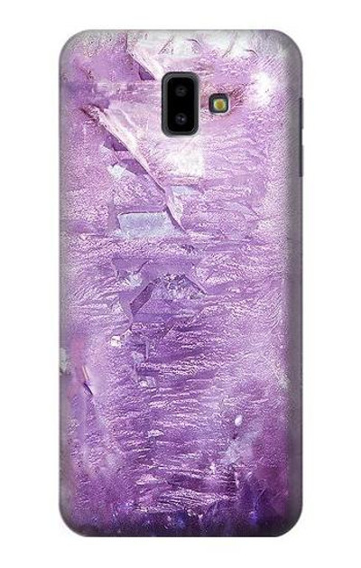 S2690 Amethyst Crystals Graphic Printed Case Cover Custodia per Samsung Galaxy J6+ (2018), J6 Plus (2018)