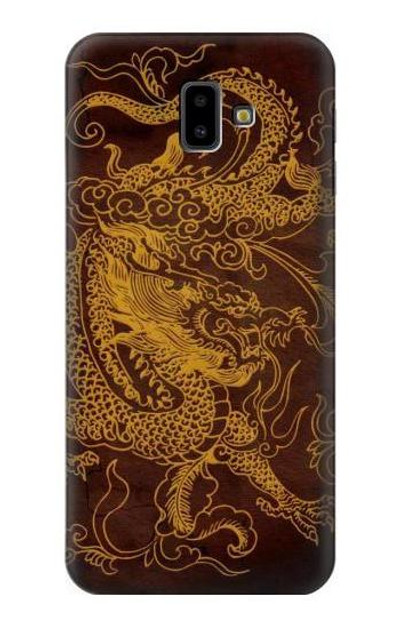 S2911 Chinese Dragon Case Cover Custodia per Samsung Galaxy J6+ (2018), J6 Plus (2018)