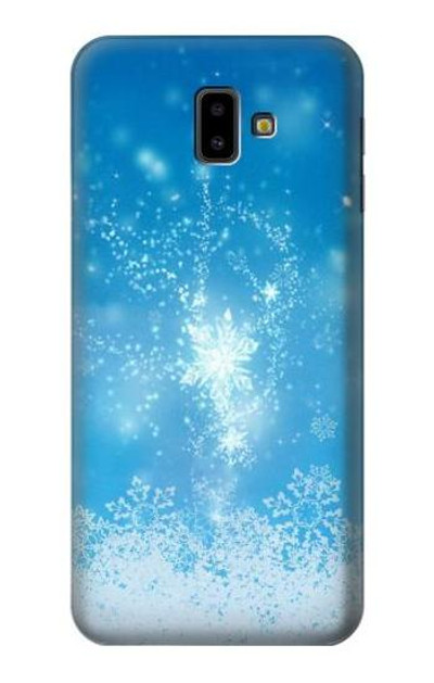 S2923 Frozen Snow Spell Magic Case Cover Custodia per Samsung Galaxy J6+ (2018), J6 Plus (2018)