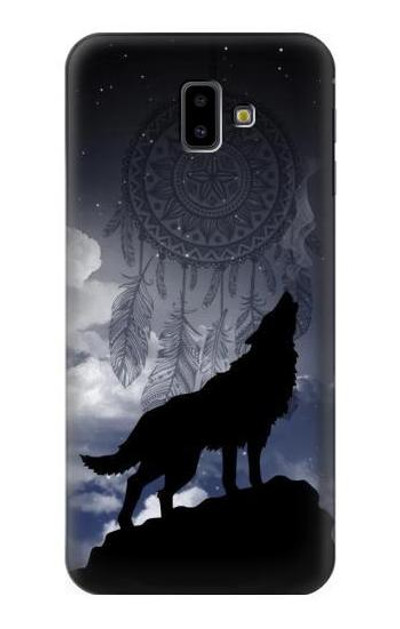 S3011 Dream Catcher Wolf Howling Case Cover Custodia per Samsung Galaxy J6+ (2018), J6 Plus (2018)