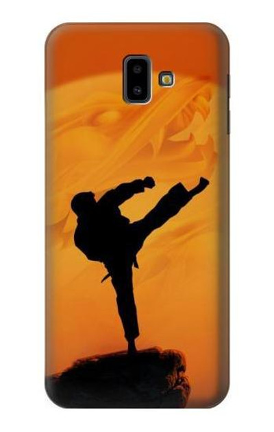 S3024 Kung Fu Karate Fighter Case Cover Custodia per Samsung Galaxy J6+ (2018), J6 Plus (2018)