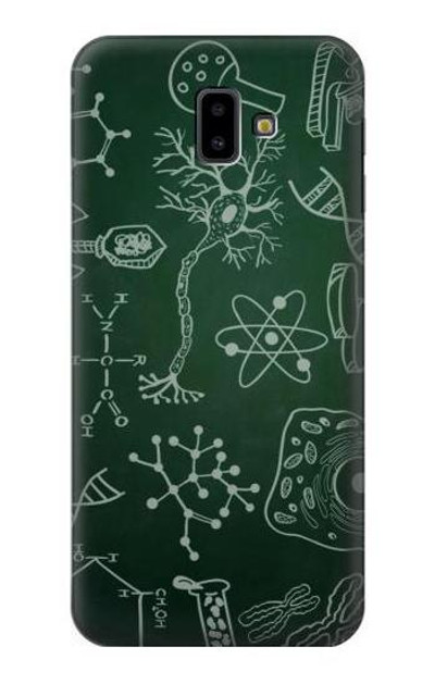 S3211 Science Green Board Case Cover Custodia per Samsung Galaxy J6+ (2018), J6 Plus (2018)