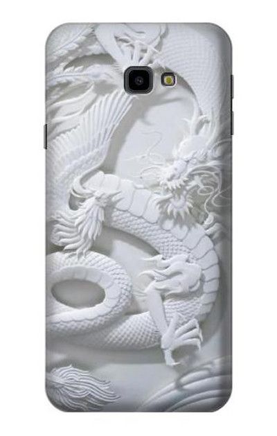 S0386 Dragon Carving Case Cover Custodia per Samsung Galaxy J4+ (2018), J4 Plus (2018)