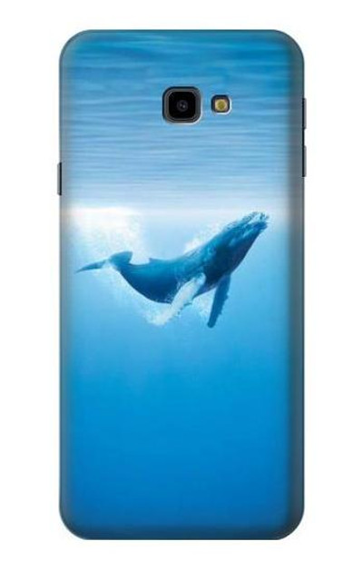 S0843 Blue Whale Case Cover Custodia per Samsung Galaxy J4+ (2018), J4 Plus (2018)