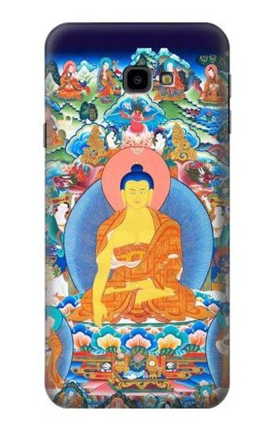 S1256 Buddha Paint Case Cover Custodia per Samsung Galaxy J4+ (2018), J4 Plus (2018)