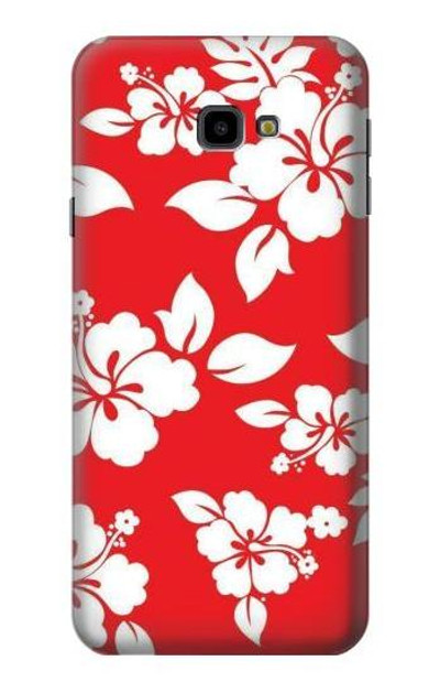 S1949 Hawaiian Hibiscus Pattern Case Cover Custodia per Samsung Galaxy J4+ (2018), J4 Plus (2018)