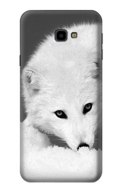 S2569 White Arctic Fox Case Cover Custodia per Samsung Galaxy J4+ (2018), J4 Plus (2018)