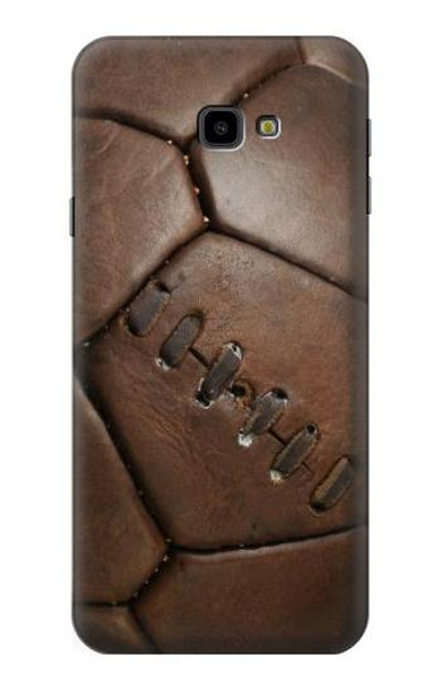 S2661 Leather Soccer Football Graphic Case Cover Custodia per Samsung Galaxy J4+ (2018), J4 Plus (2018)