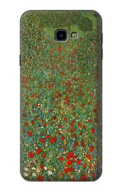S2872 Gustav Klimt Poppy Field Case Cover Custodia per Samsung Galaxy J4+ (2018), J4 Plus (2018)