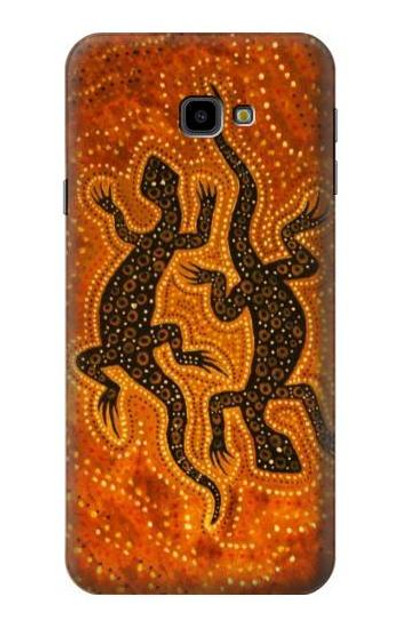 S2901 Lizard Aboriginal Art Case Cover Custodia per Samsung Galaxy J4+ (2018), J4 Plus (2018)