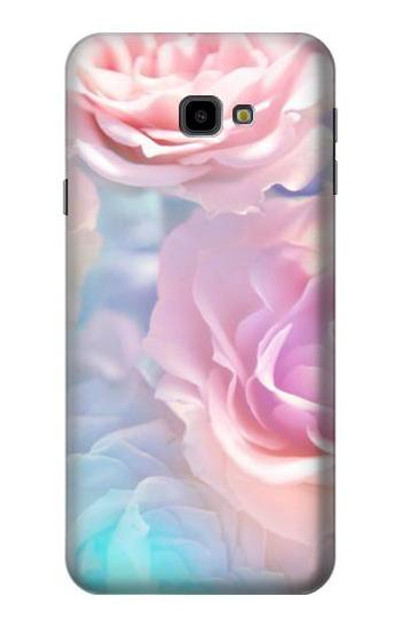 S3050 Vintage Pastel Flowers Case Cover Custodia per Samsung Galaxy J4+ (2018), J4 Plus (2018)