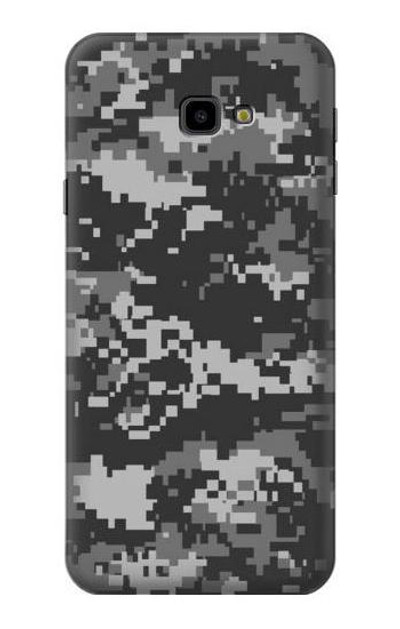 S3293 Urban Black Camo Camouflage Case Cover Custodia per Samsung Galaxy J4+ (2018), J4 Plus (2018)