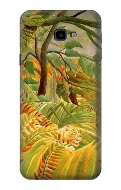 S3344 Henri Rousseau Tiger in a Tropical Storm Case Cover Custodia per Samsung Galaxy J4+ (2018), J4 Plus (2018)