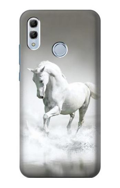 S0932 White Horse Case Cover Custodia per Huawei Honor 10 Lite, Huawei P Smart 2019