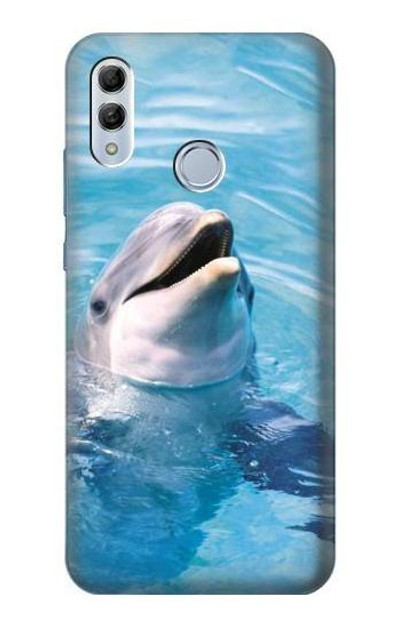 S1291 Dolphin Case Cover Custodia per Huawei Honor 10 Lite, Huawei P Smart 2019