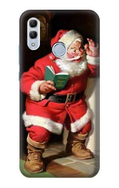 S1417 Santa Claus Merry Xmas Case Cover Custodia per Huawei Honor 10 Lite, Huawei P Smart 2019