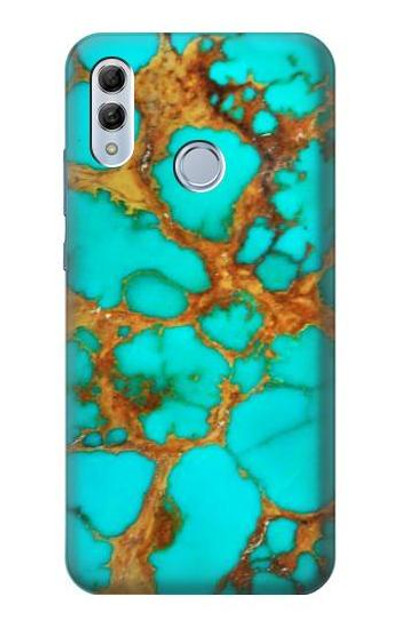 S2688 Aqua Copper Turquoise Gemstone Graphic Case Cover Custodia per Huawei Honor 10 Lite, Huawei P Smart 2019