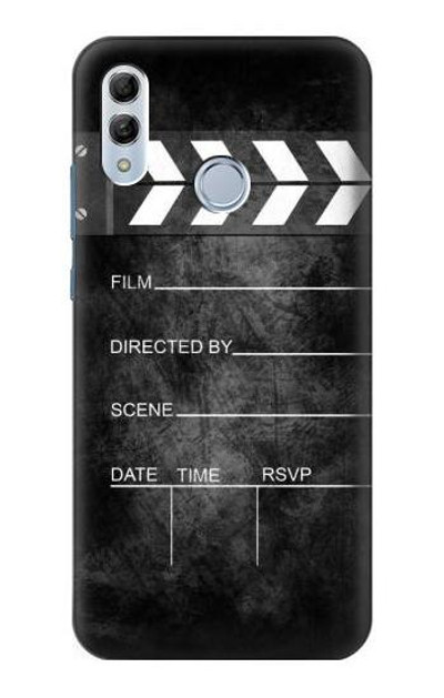 S2919 Vintage Director Clapboard Case Cover Custodia per Huawei Honor 10 Lite, Huawei P Smart 2019