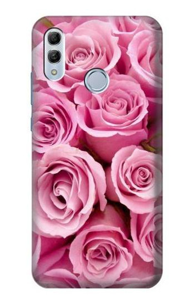 S2943 Pink Rose Case Cover Custodia per Huawei Honor 10 Lite, Huawei P Smart 2019