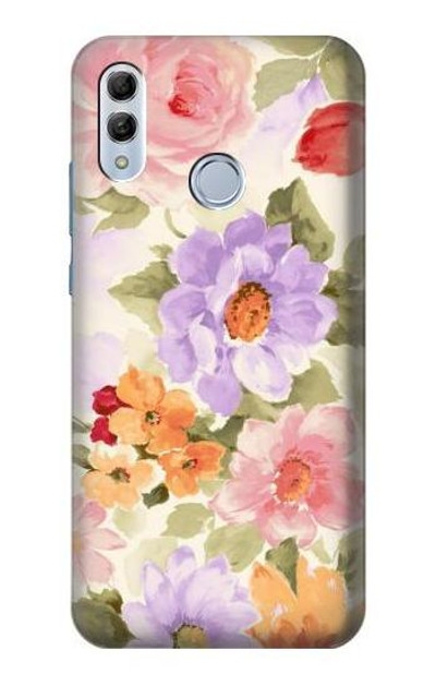 S3035 Sweet Flower Painting Case Cover Custodia per Huawei Honor 10 Lite, Huawei P Smart 2019