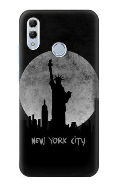 S3097 New York City Case Cover Custodia per Huawei Honor 10 Lite, Huawei P Smart 2019