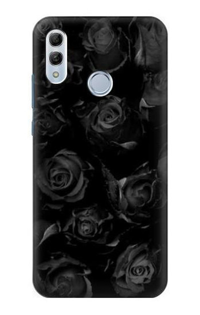 S3153 Black Roses Case Cover Custodia per Huawei Honor 10 Lite, Huawei P Smart 2019