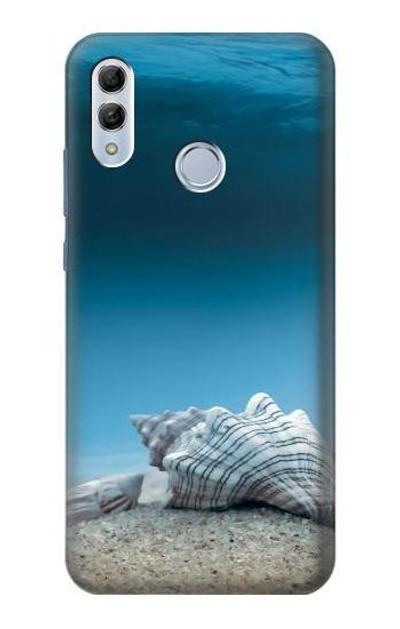 S3213 Sea Shells Under the Sea Case Cover Custodia per Huawei Honor 10 Lite, Huawei P Smart 2019