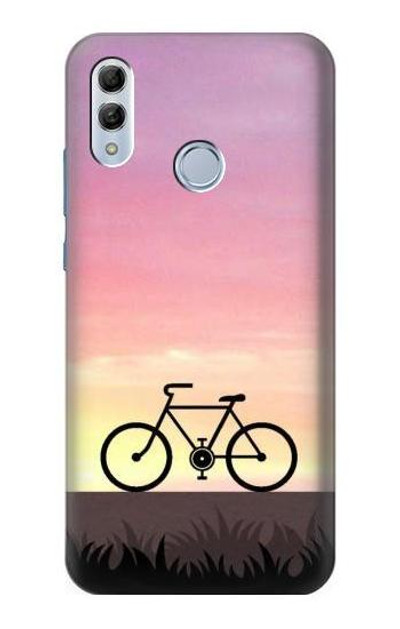 S3252 Bicycle Sunset Case Cover Custodia per Huawei Honor 10 Lite, Huawei P Smart 2019