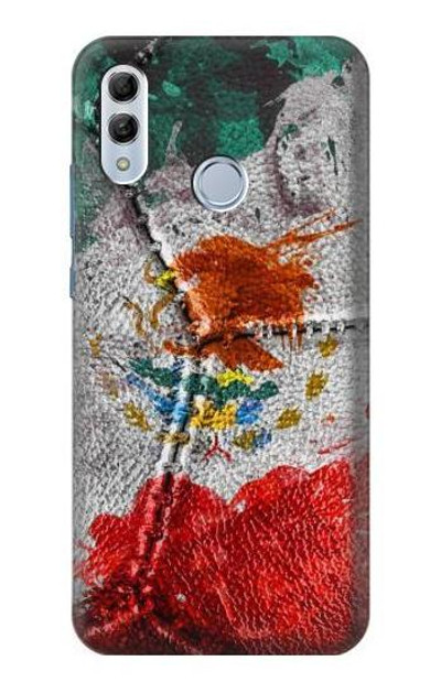 S3314 Mexico Flag Vinatage Foorball Graphic Case Cover Custodia per Huawei Honor 10 Lite, Huawei P Smart 2019