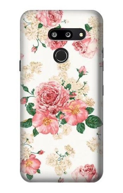 S1859 Rose Pattern Case Cover Custodia per LG G8 ThinQ