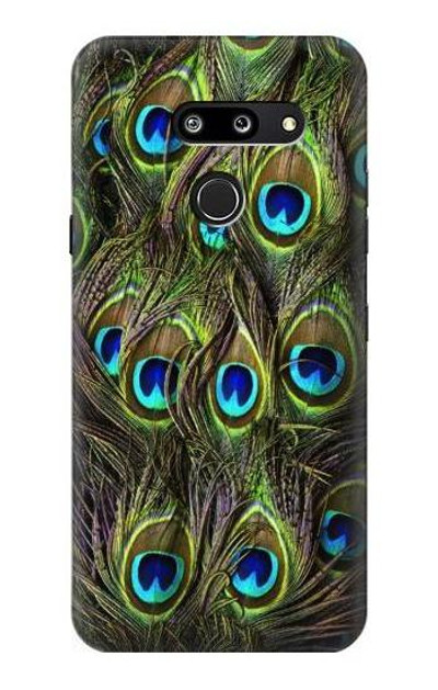 S1965 Peacock Feather Case Cover Custodia per LG G8 ThinQ