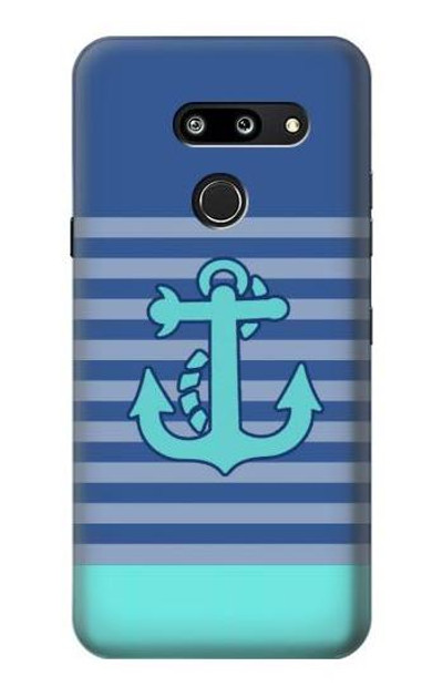 S2081 Nautical Anchor Case Cover Custodia per LG G8 ThinQ