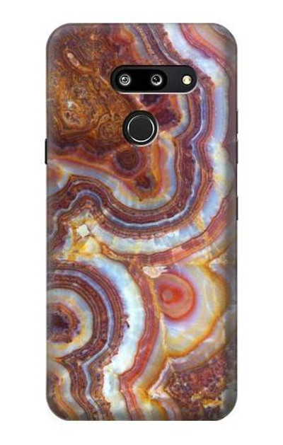 S3034 Colored Marble Texture Printed Case Cover Custodia per LG G8 ThinQ