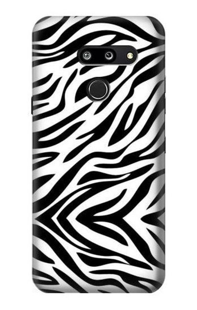 S3056 Zebra Skin Texture Graphic Printed Case Cover Custodia per LG G8 ThinQ