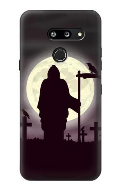 S3262 Grim Reaper Night Moon Cemetery Case Cover Custodia per LG G8 ThinQ