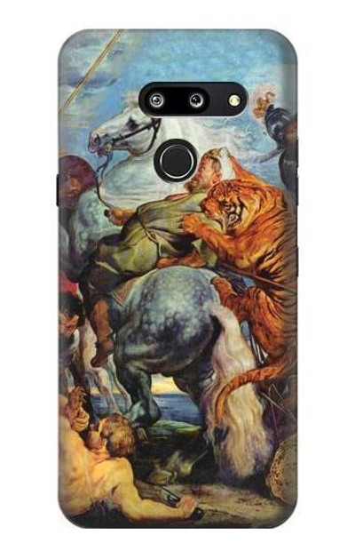 S3331 Peter Paul Rubens Tiger und Lowenjagd Case Cover Custodia per LG G8 ThinQ