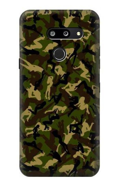 S3356 Sexy Girls Camo Camouflage Case Cover Custodia per LG G8 ThinQ